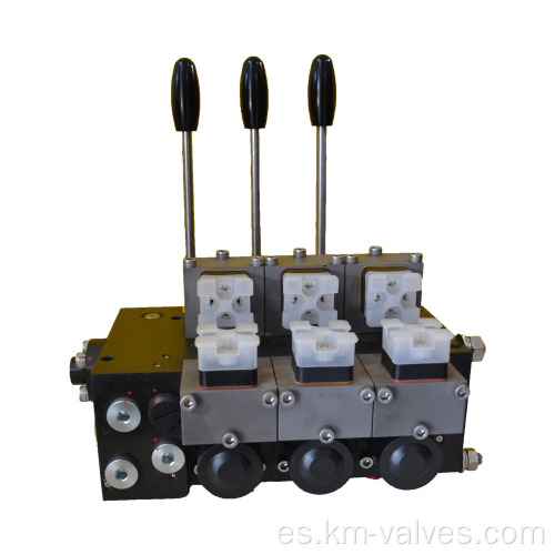 Válvula proporcional hidráulica de control de solenoide de 12 V y 24 V